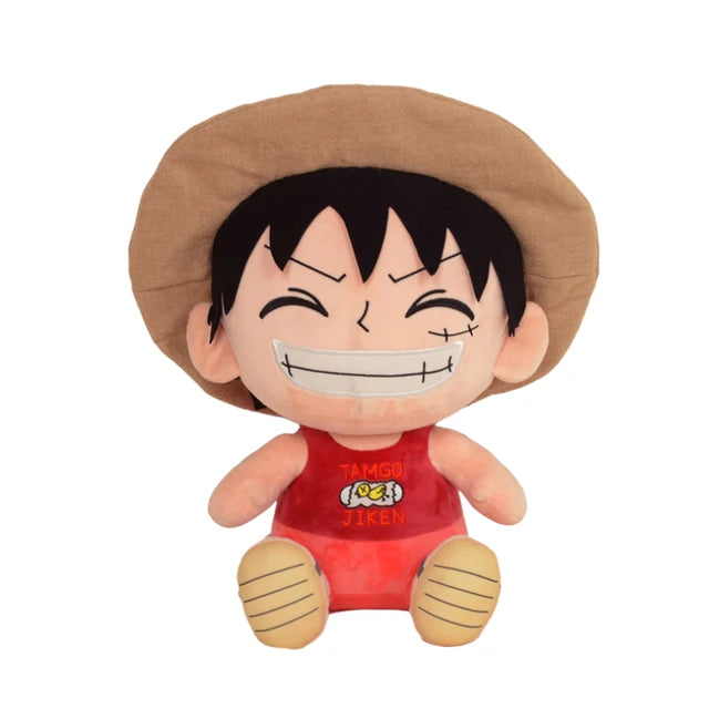 25CM One Piece Luffy Chopper Ace Zoro Plush Doll
