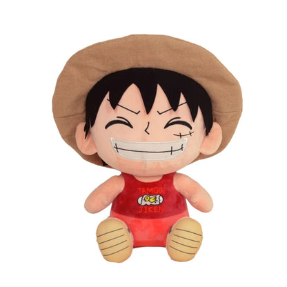 25CM One Piece Luffy Chopper Ace Zoro Plush Doll