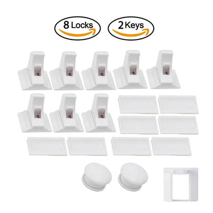 Magnetic Baby Safety Locks for Cabinets & Drawers