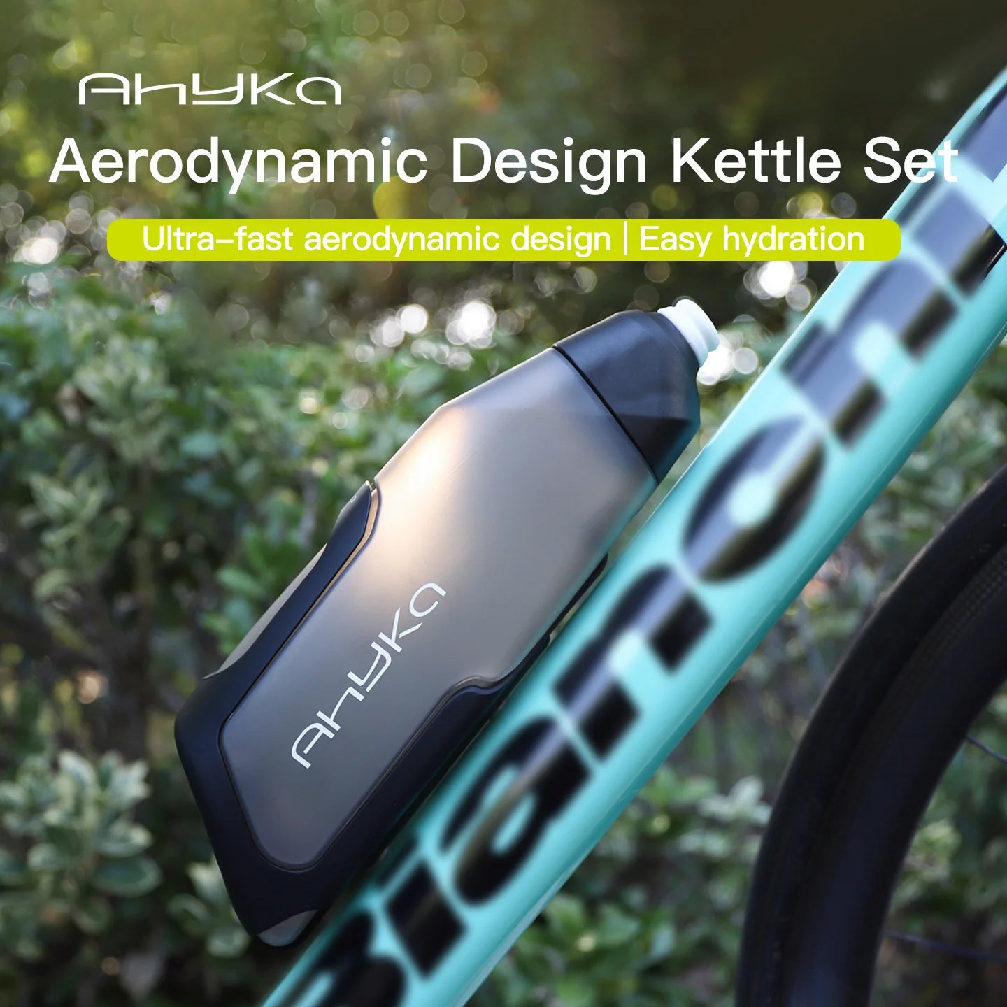 AhyKa Aerodynamic Road Bike Water Bottle Set