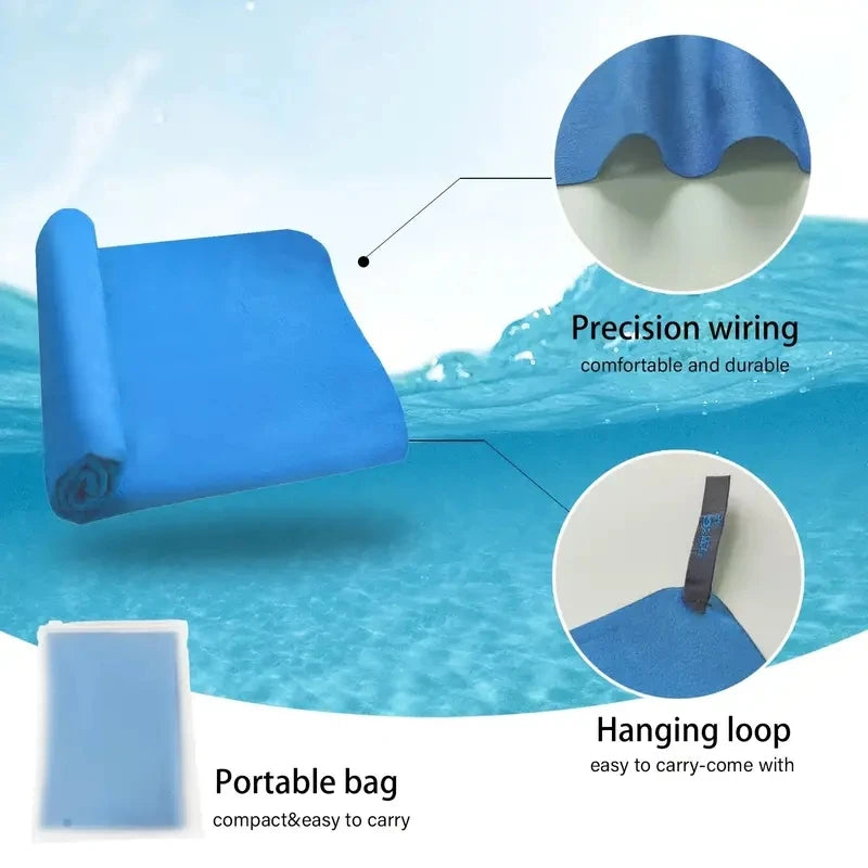 Microfiber Quick-Dry Beach Towel – Lightweight & Absorbent