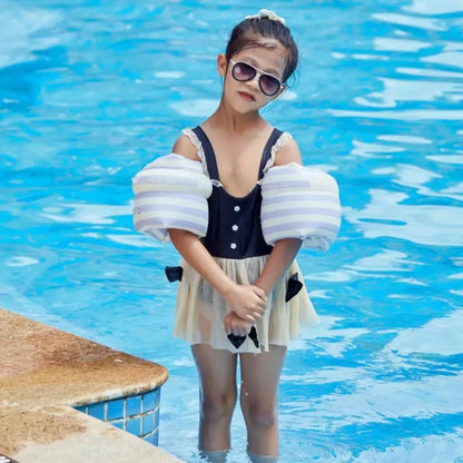Inflatable Swim Arm Floaties for Kids – Cherry Print Armbands