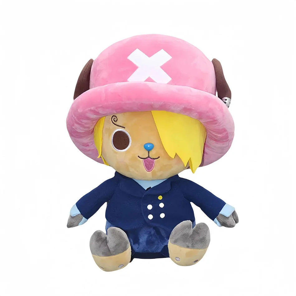 25CM One Piece Zoro Luffy and Chopper Plush Toys