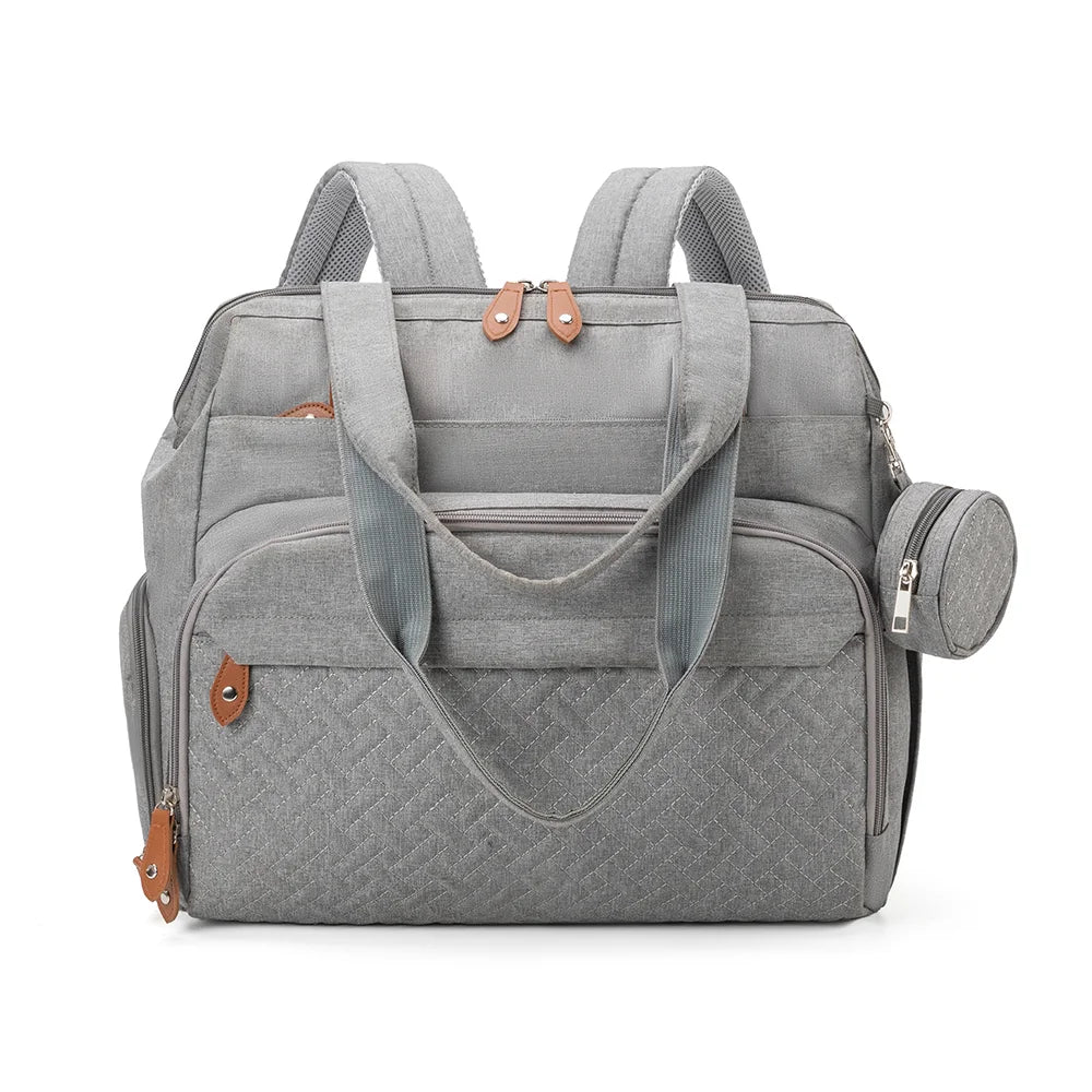 Large Diaper Bag Backpack – Maternity Nappy Bag with Pacifier Pouch