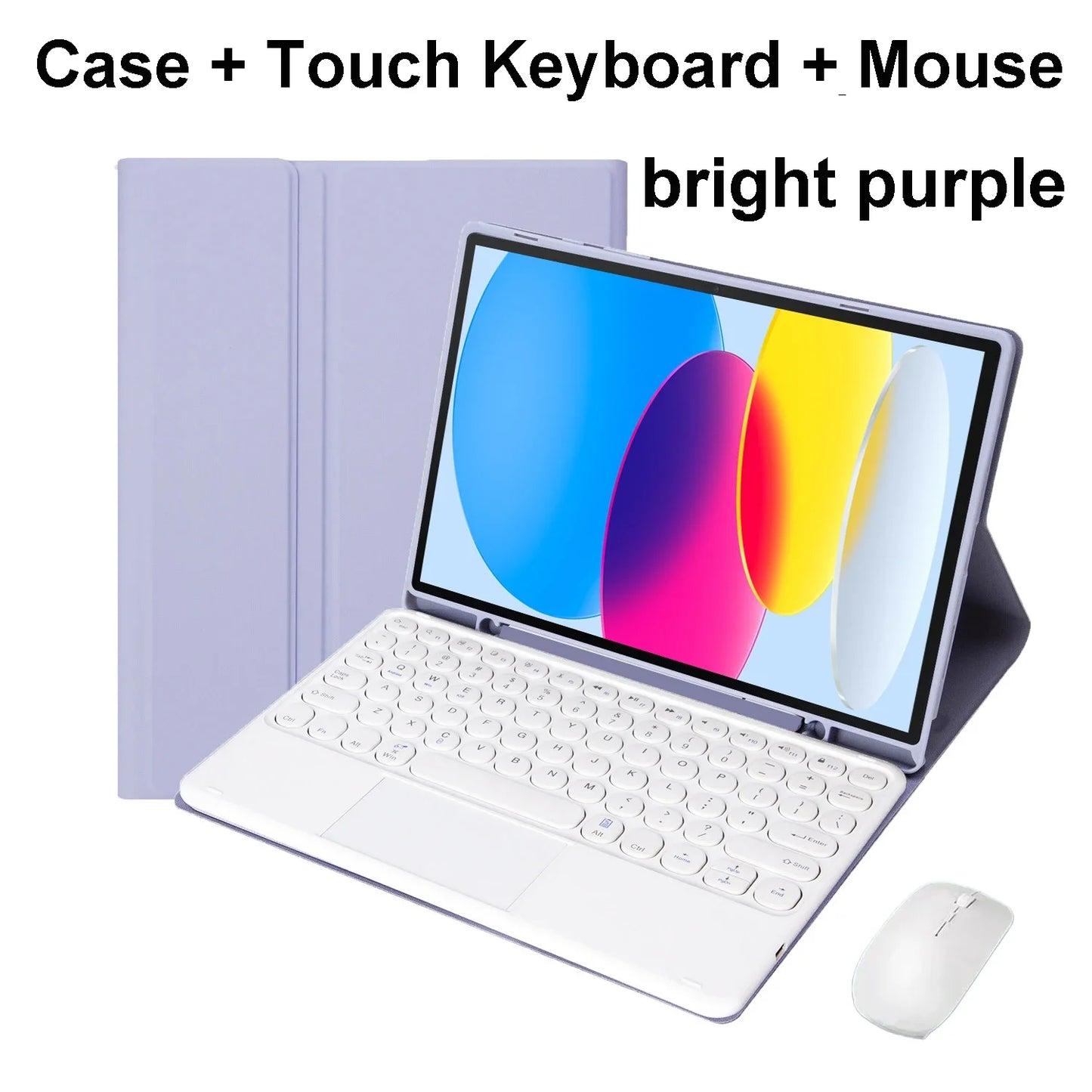 iPad Bluetooth Keyboard Case with Touchpad – 11th Gen, A16, Multi-Language