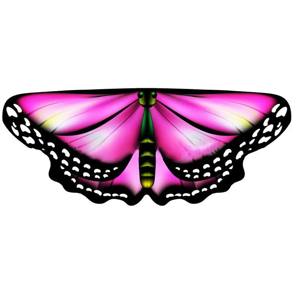 Kids Butterfly Wings Cape – Girls Fairy Costume Shawl