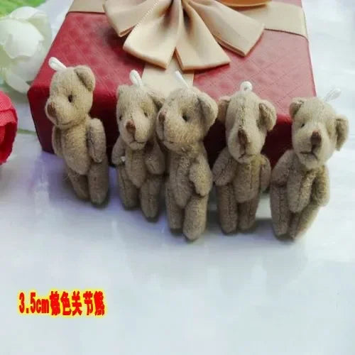 Mini Teddy Bear Plush Toys Set of 20 – Kawaii Joint Movable Bears