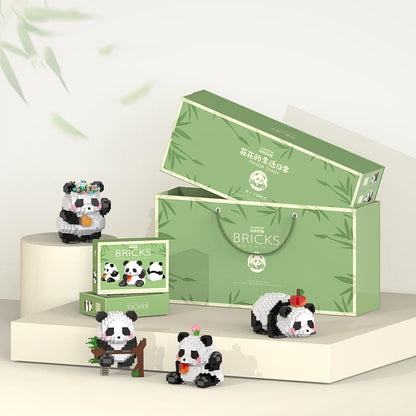 Panda Mini Building Blocks Set – Cute DIY Animal Brick Toy