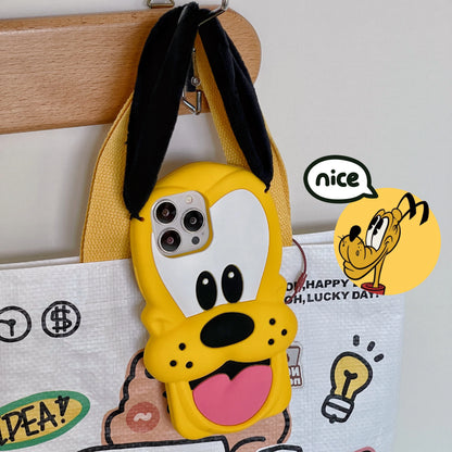 Hot Cute 3D For Pluto Silicone iPhone Case