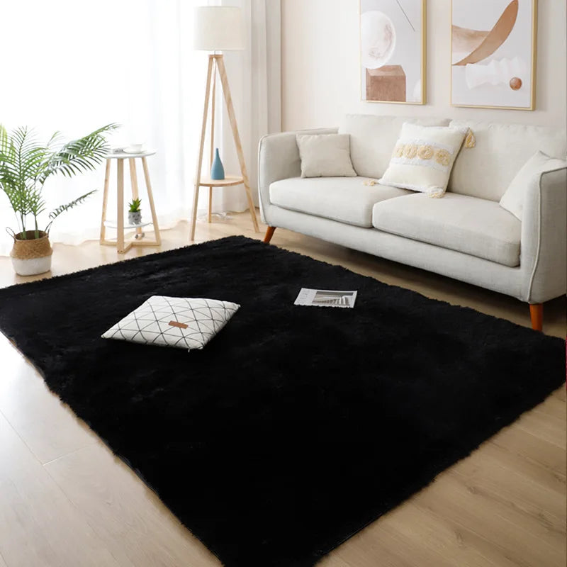 Fluffy Shaggy Area Rug – Soft Non-Slip Carpet for Living Room & Bedroom