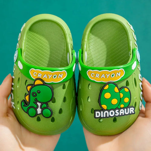 Kids Cartoon Dinosaur Clog Sandals – Baby & Toddler Beach Shoes