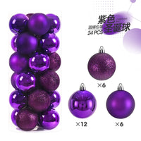 24Pcs Purple