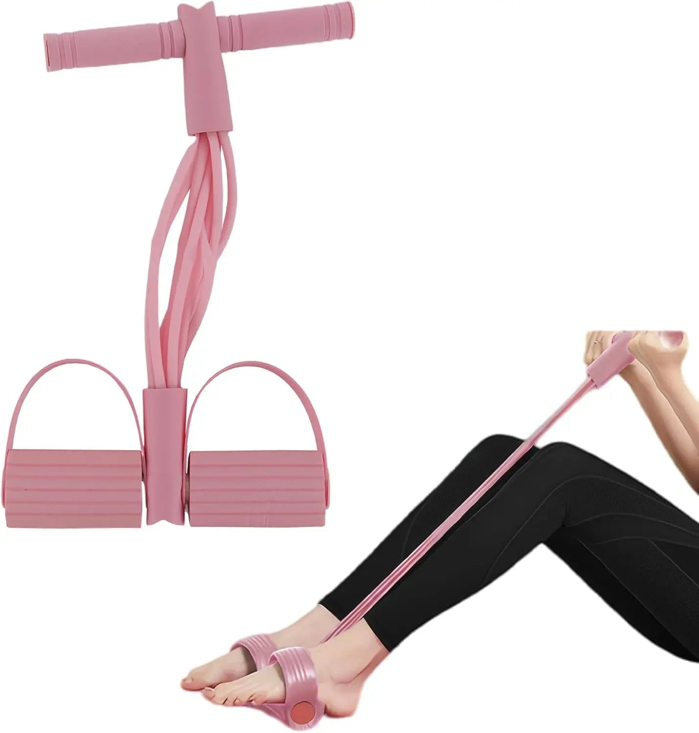 Foot Pedal Resistance Pull Rope – Core & Strength Trainer