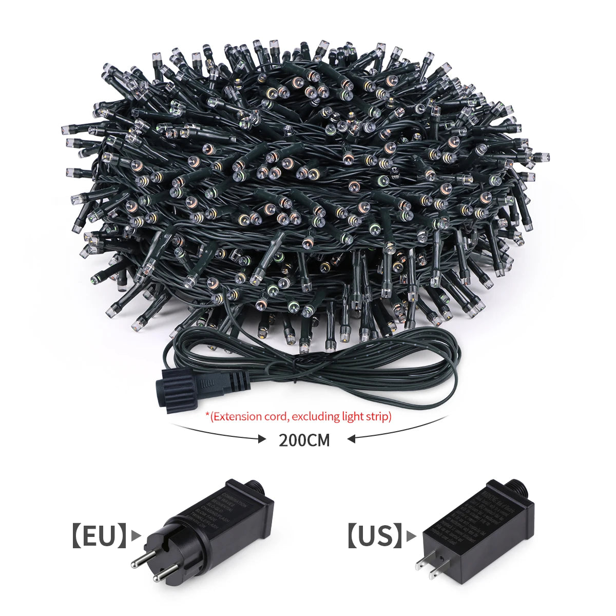 Waterproof LED Fairy String Lights – RGB, Warm White & White, 10–100m