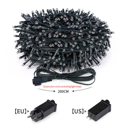 Waterproof LED Fairy String Lights – RGB, Warm White & White, 10–100m