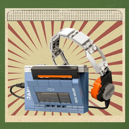 Retro Electronics DIY Building Block Set – Mini Bricks Toy