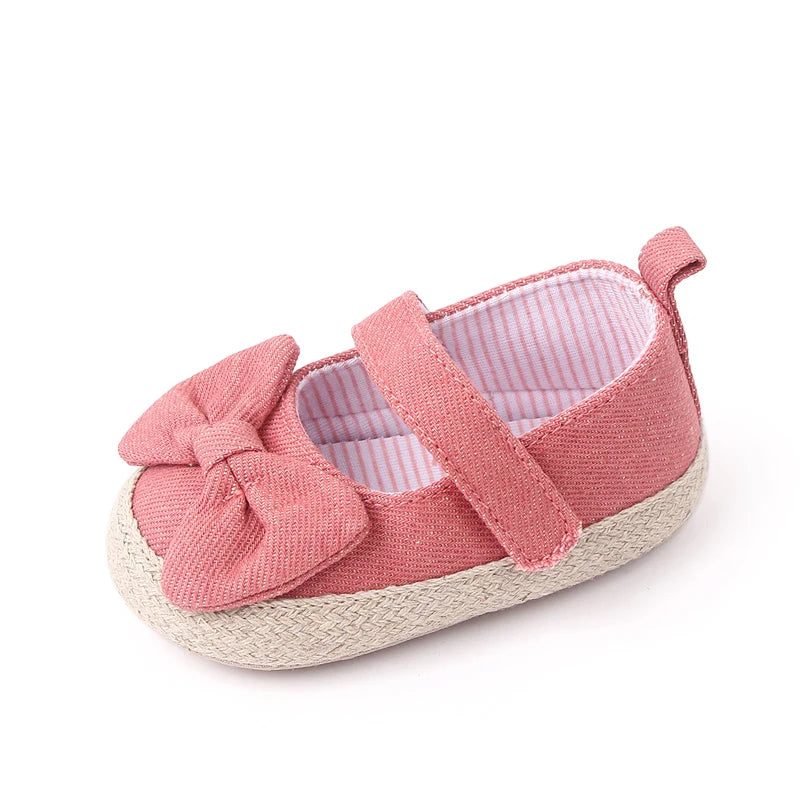 Baby Girl Mary Jane Shoes – Soft Sole Bowknot Sandal