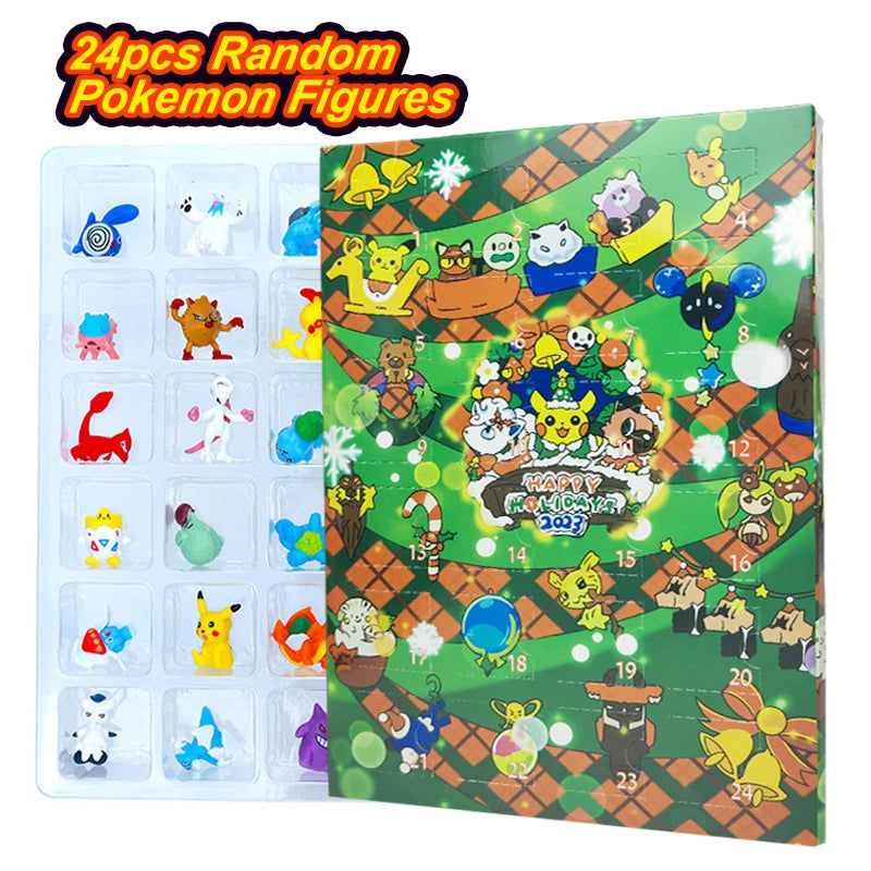 Pokémon Pikachu Bulbasaur Mini Figure Advent Calendar