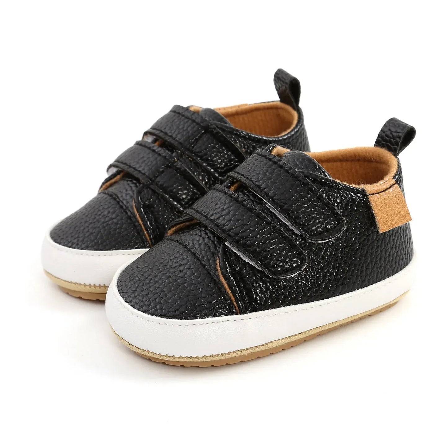 Baby First Walker Sneakers Anti-Slip PU Leather Shoes