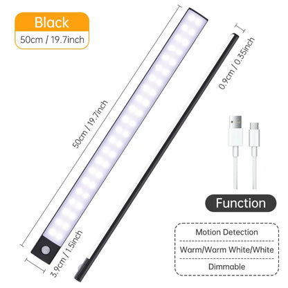 USB Rechargeable Motion Sensor LED Light – Cabinet & Wardrobe