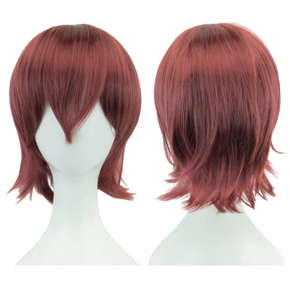 Synthetic Bob Wig 12 Inch – Cosplay & Party Short Hair with Bangs