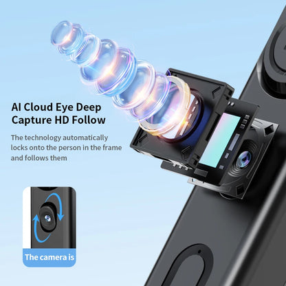 360° AI Face Tracking Selfie Stick Tripod with Remote