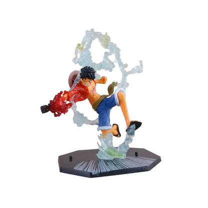 One Piece Luffy and Roronoa Zoro Three Sword PVC Action Figure