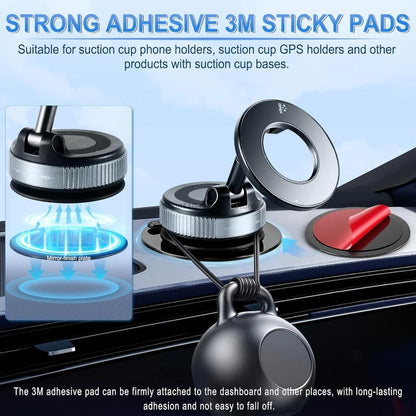 Car Phone Holder Adhesive Disc Pad – Suction Cup Sticky Base Mount (70mm/80mm)