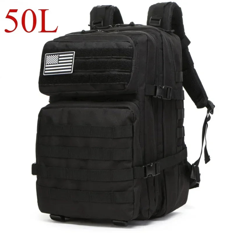 Tactical Backpack – 25L / 50L MOLLE Outdoor Bag for Hiking, Camping & Hunting