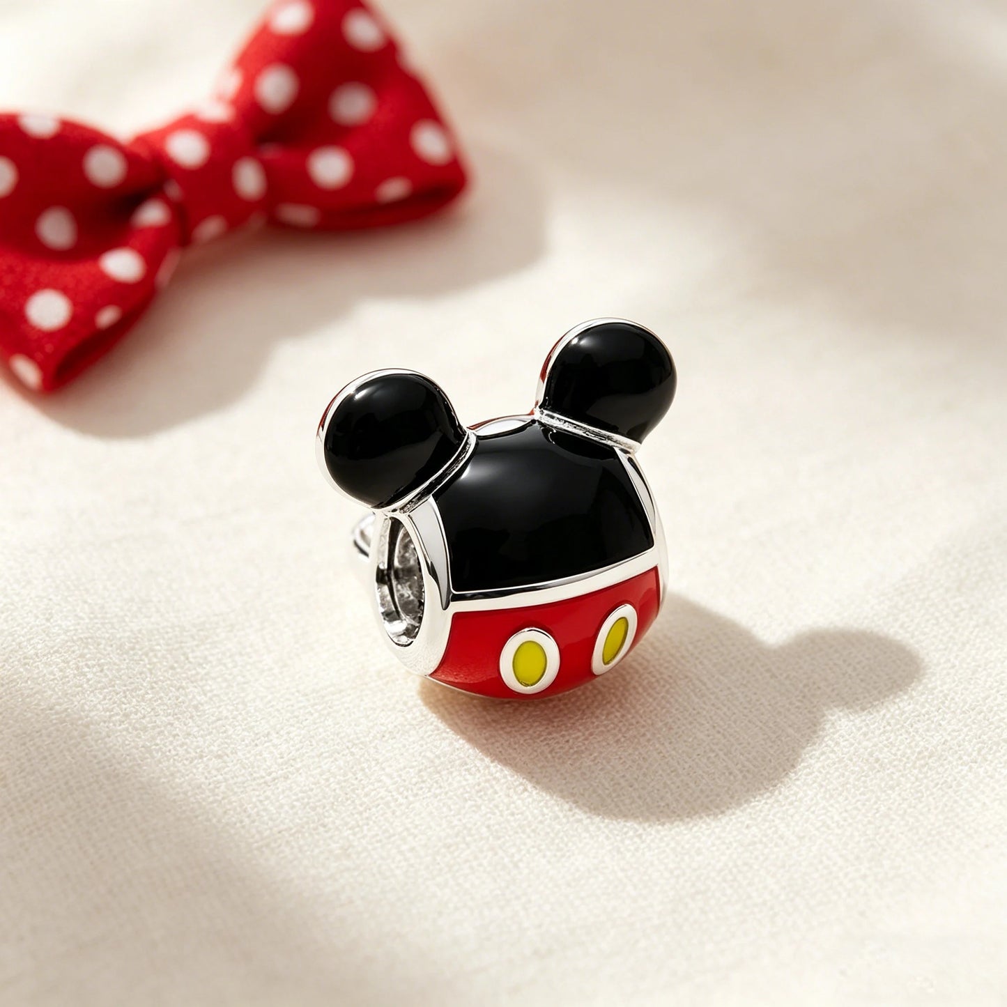 Disney Character Charm Bead – Fits Snake Chain Bracelet & Necklace