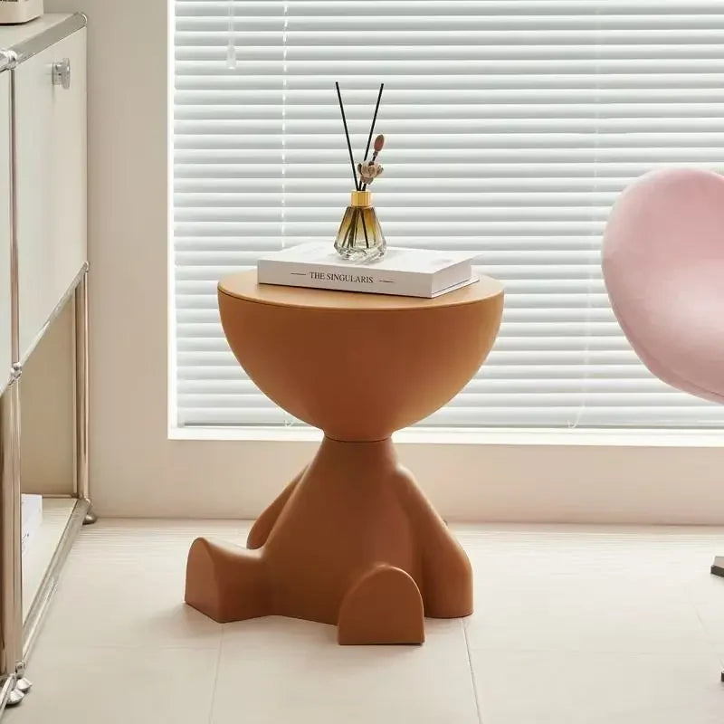 Creative Cartoon Side Table – Cute Plastic Coffee & Sofa End Table