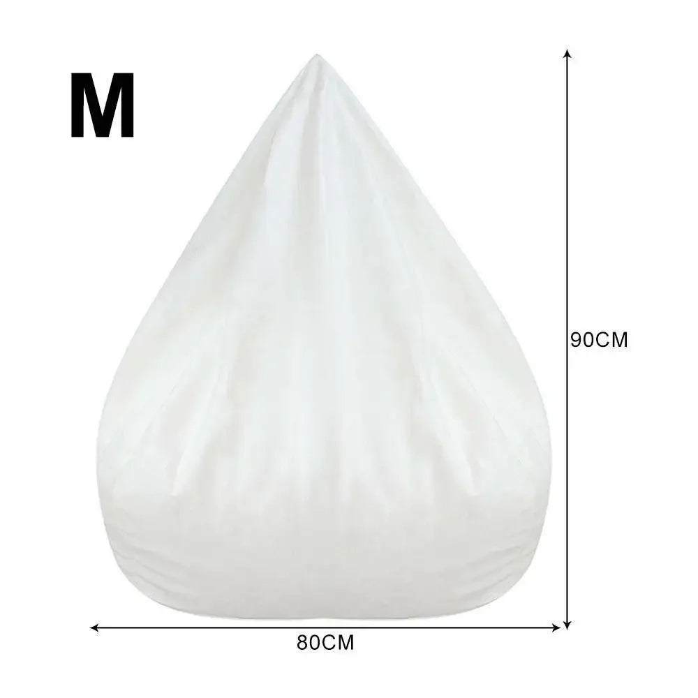 Large Soft Bean Bag Chair Cover Without Filler