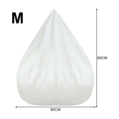Large Soft Bean Bag Chair Cover Without Filler