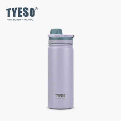 TYESO 25oz Vacuum Insulated Sports Water Bottle 750ml Stainless Steel