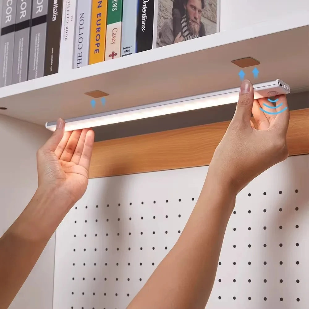 LED Motion Sensor Under Cabinet Light – 3-in-1 Wireless Bar