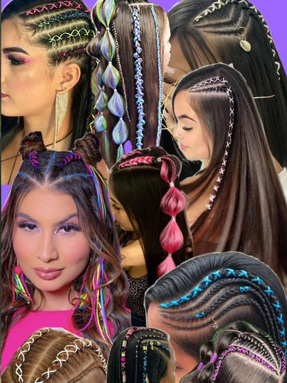 Pre-Stretched Kanekalon Jumbo Braiding Hair Extensions 24"