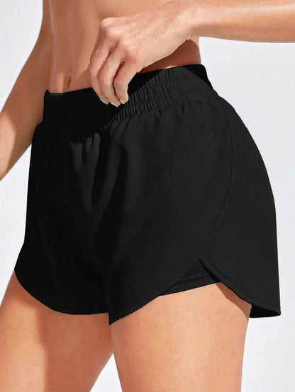 Women's High Waist Yoga Shorts – Seamless Stretch Activewear