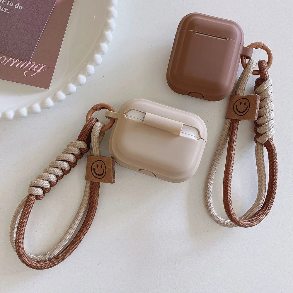 AirPods Silicone Case with Wrist Strap – Drop Protection for AirPods 1/2/3/Pro/Pro 2/4