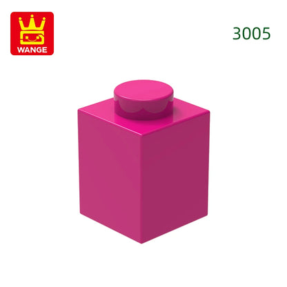 Wange 3005 1x1 Basic Brick MOC Parts – 232pcs Bulk Pack