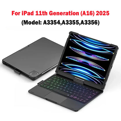 Keyboard Case for iPad Air M3 11/13 Inch & iPad 11th Gen A16