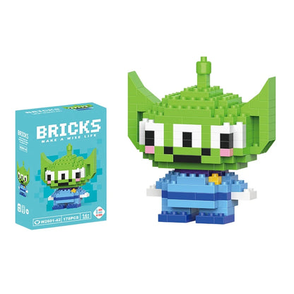 Cartoon Character Mini Building Blocks Set – DIY Brick Figures