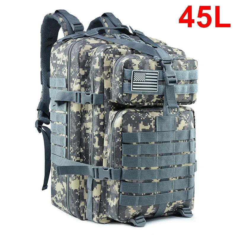 Tactical Backpack 30L & 50L – Military MOLLE Assault Pack for Hiking & Survival