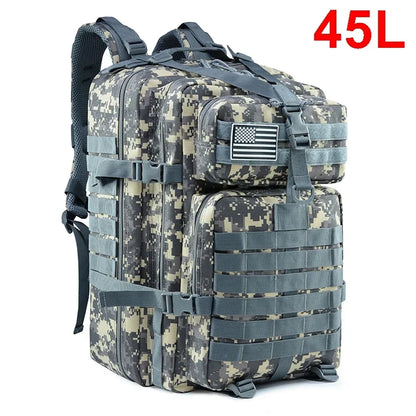 Tactical Backpack 30L & 50L – Military MOLLE Assault Pack for Hiking & Survival