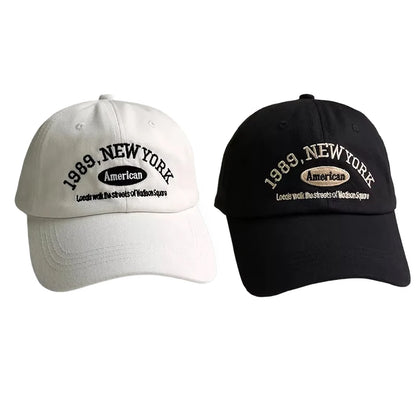 Baseball Cap – Unisex Retro Letter Embroidered Hat