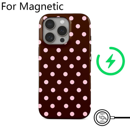 Y2K Small Polka Dots iPhone Case