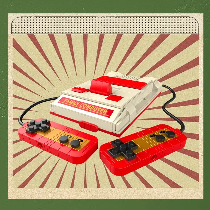 Retro Electronics DIY Building Block Set – Mini Bricks Toy