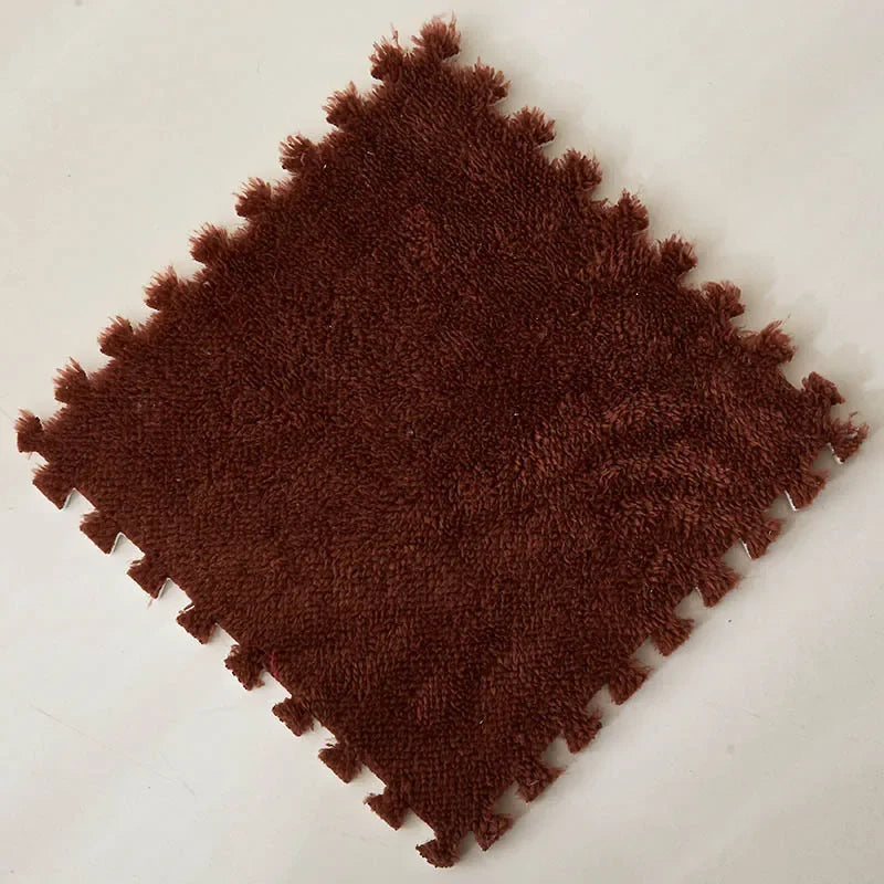 Plush Interlocking Floor Mat Tiles – Set of 10 (30x30cm)