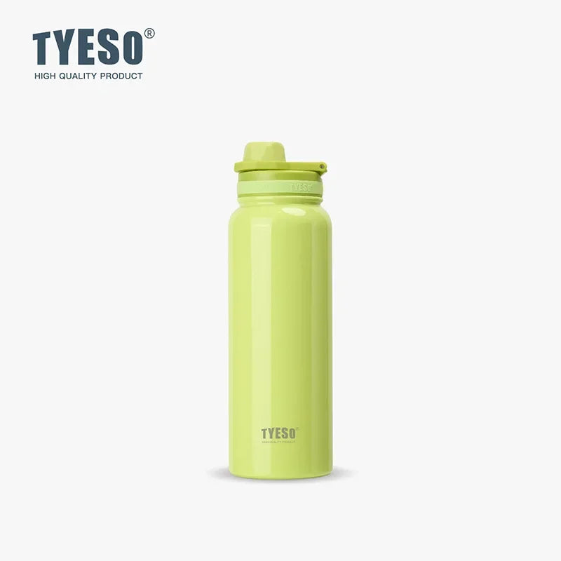 TYESO Insulated Water Bottle – Stainless Steel Vacuum Flask for Sports & Travel