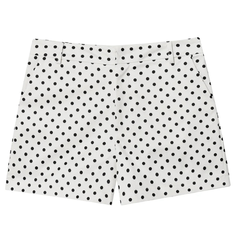 Women's Polka Dot Bomber Jacket – Oversized Zip-Up Outerwear