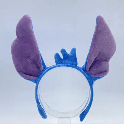 Stitch Ears Headband – Cosplay Plush Hair Band for Kids & Adults